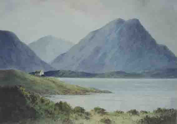 COTTAGE BESIDE A LOCH by Douglas Alexander sold for 900 at Whyte's Auctions