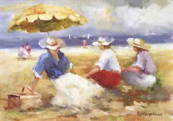 THE YELLOW UMBRELLA by Elizabeth Brophy sold for 2,200 at Whyte's Auctions