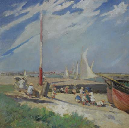 THE ESTUARY, MALAHIDE by Eva Henrietta Hamilton sold for 5,000 at Whyte's Auctions
