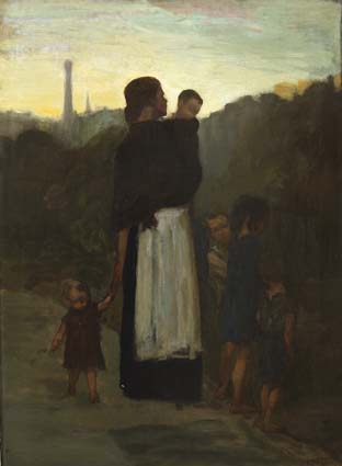 A YOUNG IRISH MOTHER by Mary Duncan sold for 4,400 at Whyte's Auctions