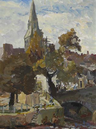 ENNISCORTHY, COUNTY WEXFORD by Ronald Ossory Dunlop sold for 2,100 at Whyte's Auctions