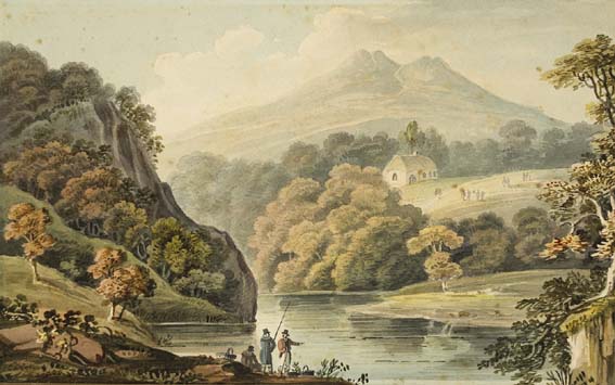 ON THE DARGLE, COUNTY WICKLOW by John Henry Campbell (1757-1828) at Whyte's Auctions