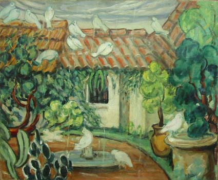 DOVES, TUSCANY by Grace Henry HRHA (1868-1953) at Whyte's Auctions