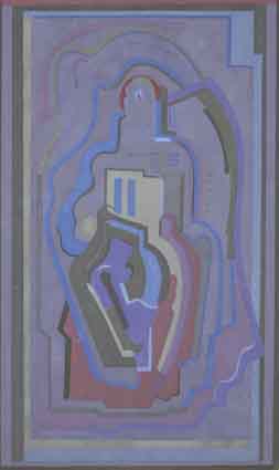 MAN WITH ACCORDIAN by Evie Hone HRHA (1894-1955) at Whyte's Auctions