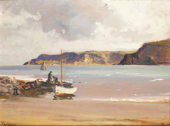 GARRON POINT FROM CUSHENDUN by James Humbert Craig sold for 13,000 at Whyte's Auctions