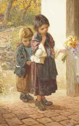 FLOWERS FOR THE TEACHER by Samuel McCloy sold for 10,000 at Whyte's Auctions
