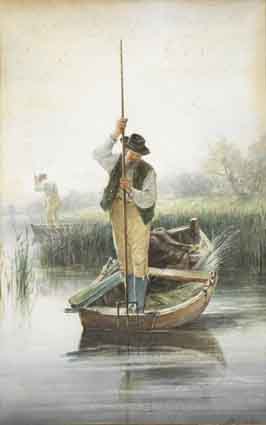 SALMON FISHING by Erskine Nicol sold for 3,200 at Whyte's Auctions