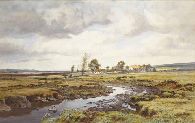 AN IRISH HOMESTEAD by Henry Albert Hartland sold for 3,600 at Whyte's Auctions