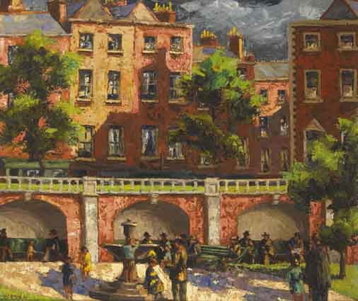 ST PATRICK'S PARK, BRIDE STREET, DUBLIN by Fergus O'Ryan sold for 4,600 at Whyte's Auctions