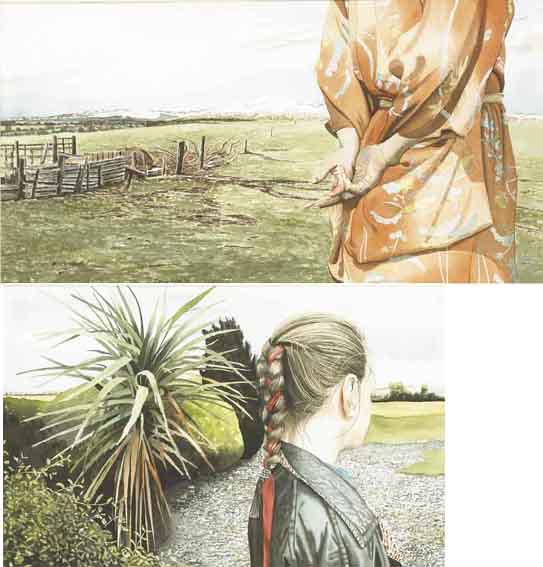 RED RIBBON and WAY OUT EAST (A PAIR) by Martin Gale sold for 4,800 at Whyte's Auctions