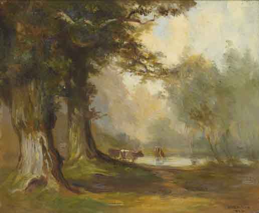 THE WATERING PLACE by Henry William Moss sold for 2,900 at Whyte's Auctions