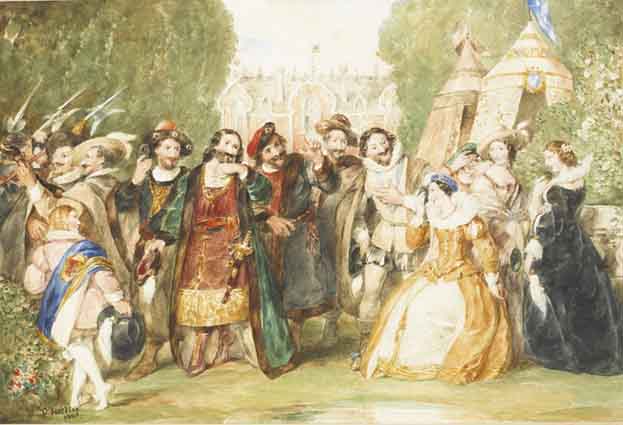 LOVES LABOUR LOST by Daniel Maclise sold for 1,500 at Whyte's Auctions