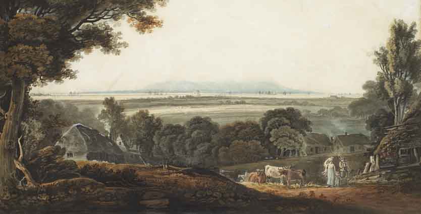 VIEW OF DUBLIN BAY AND HARBOUR FROM STILLORGAN by John Henry Campbell sold for 4,000 at Whyte's Auctions