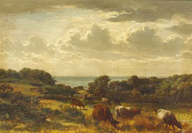 VIEW FROM SHANGANAGH, COUNTY DUBLIN by Alfred Grey sold for 2,800 at Whyte's Auctions