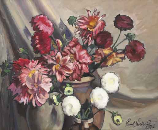 DAHLIAS by Paul Nietsche sold for 3,800 at Whyte's Auctions