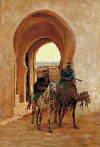 ENTERING THE GATE by Aloysius C. OKelly sold for 15,000 at Whyte's Auctions