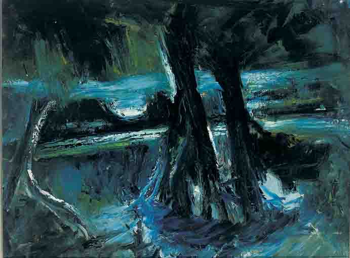 MOONLIT RIVER by Senator Edward Augustine McGuire sold for 1,200 at Whyte's Auctions