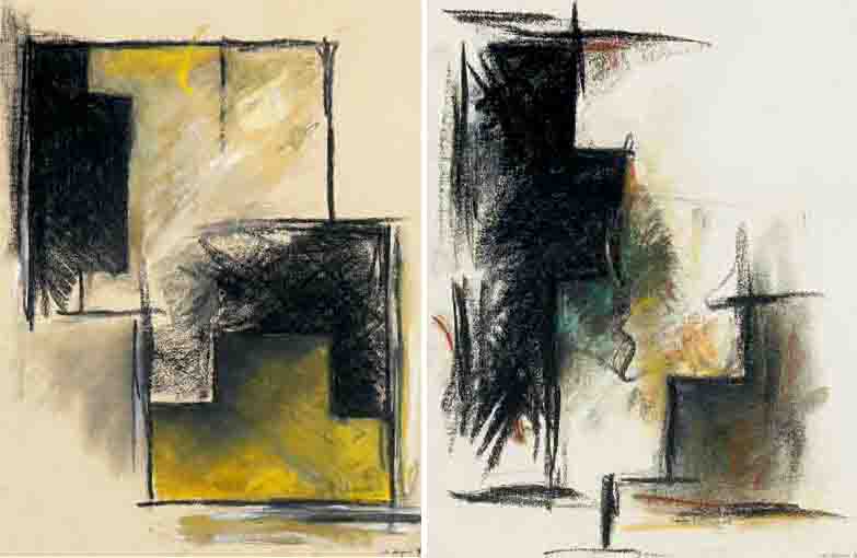 GEOMETRIC STUDIES (A PAIR) by Sibylle Ungers sold for 1,600 at Whyte's Auctions