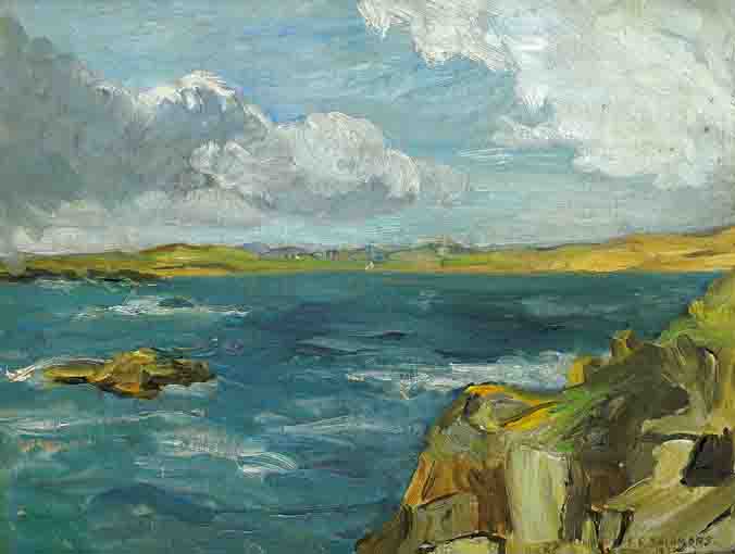 SEASCAPE, DONEGAL by Estella Frances Solomons sold for 3,800 at Whyte's Auctions