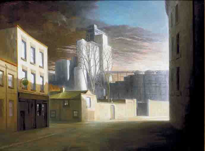 WINTER DAWN, ECHLIN STREET by Stuart Morle sold for 3,600 at Whyte's Auctions