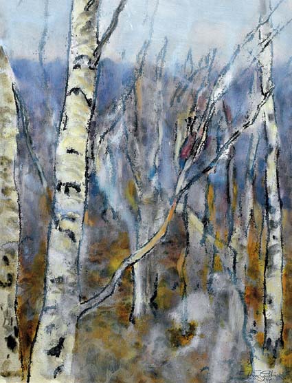 SILVER BIRCH by Tim Goulding sold for 1,400 at Whyte's Auctions