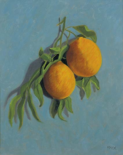 TWO ORANGES by Stephen McKenna sold for 2,100 at Whyte's Auctions