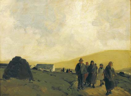 SUNDAY IN CONNEMARA by James Humbert Craig sold for 34,000 at Whyte's Auctions