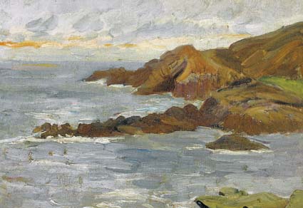 SUNSET, BREAGHY, COUNTY DONEGAL by Estella Frances Solomons sold for 2,000 at Whyte's Auctions