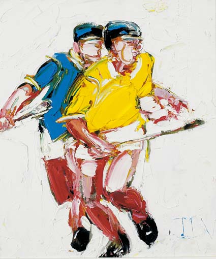 HURLERS by John B. Vallely sold for 10,500 at Whyte's Auctions