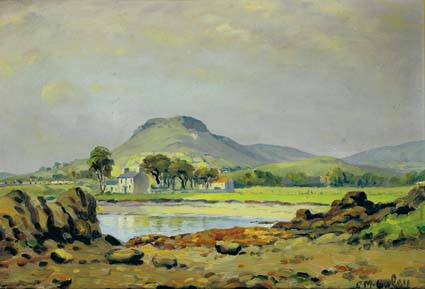 LURIG FROM THE ROCKS AT CUSHENDALL, COUNTY ANTRIM by Charles J. McAuley sold for 3,200 at Whyte's Auctions