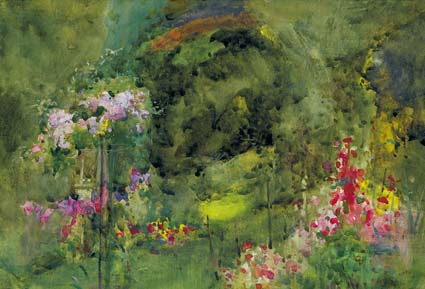 A SHADY CORNER OF THE GARDEN by Mildred Anne Butler sold for 4,600 at Whyte's Auctions