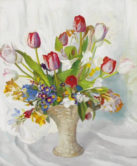 SPRING FLOWERS by Moyra Barry sold for 3,200 at Whyte's Auctions