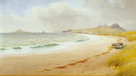 HOWTH AND IRELAND'S EYE by Joseph William Carey sold for 1,400 at Whyte's Auctions