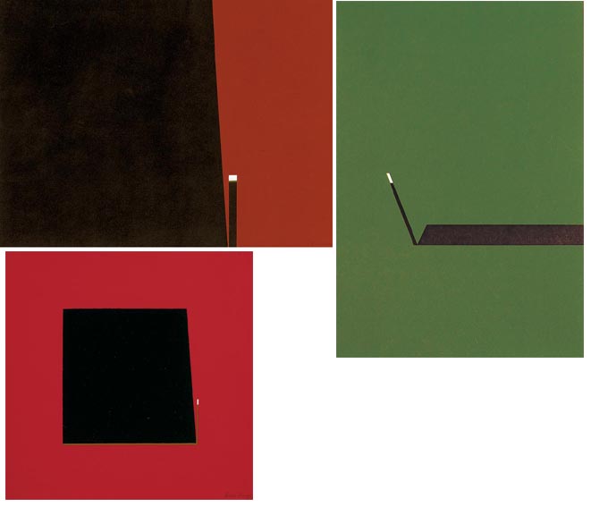 THRUST - A GROUP OF THREE ABSTRACT WORKS by Cecil King sold for 3,400 at Whyte's Auctions