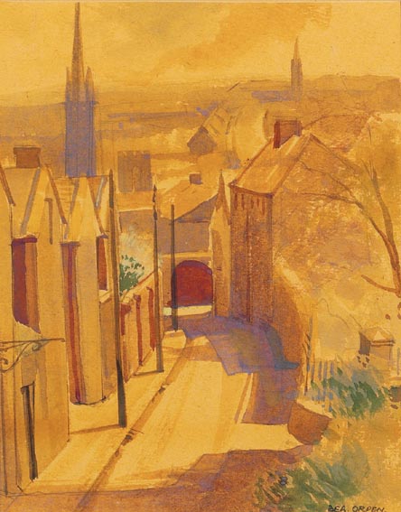 ST. PETER'S PLACE, DROGHEDA by Bea Orpen sold for 2,200 at Whyte's Auctions