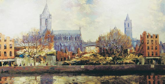 CHRIST CHURCH, DUBLIN by Fergus O'Ryan sold for 12,500 at Whyte's Auctions