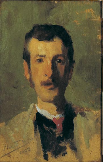 SELF PORTRAIT OF THE ARTIST AS A YOUNG MAN by Stanhope Alexander Forbes sold for 4,800 at Whyte's Auctions