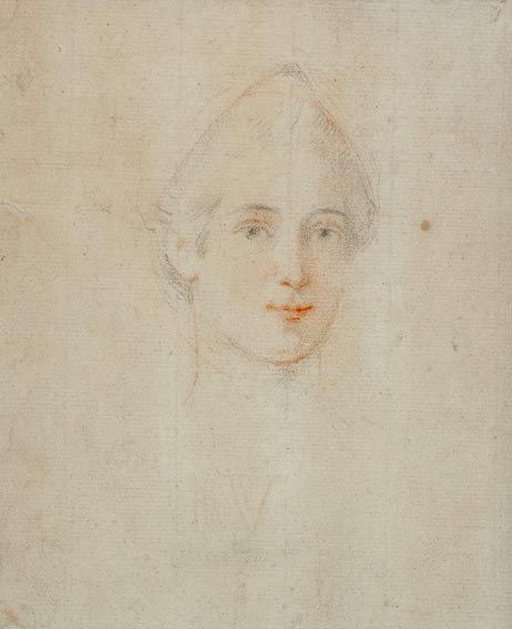 HEAD OF A LADY by Nathaniel Hone sold for 2,000 at Whyte's Auctions