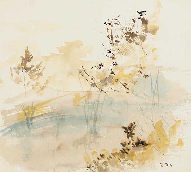 SHRUBS IN THE MEADOW by Tom Carr sold for 1,300 at Whyte's Auctions