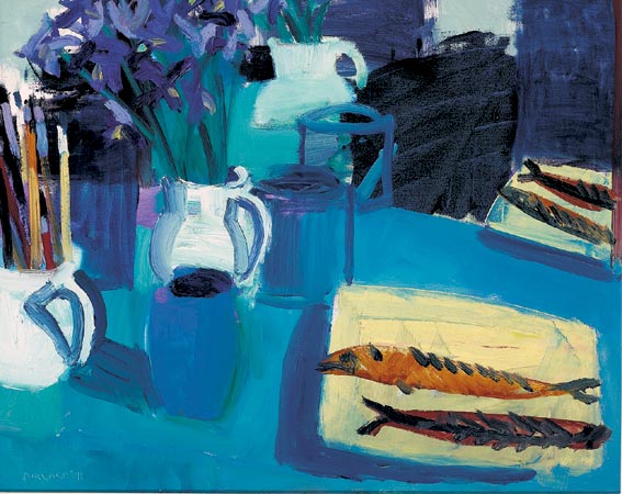 REFLECTED STILL LIFE, BLUE by Brian Ballard sold for 5,200 at Whyte's Auctions