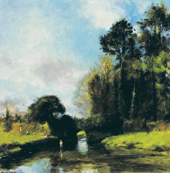 SPRING ON THE BROADMEADOW by Thomas Ryan sold for 4,400 at Whyte's Auctions