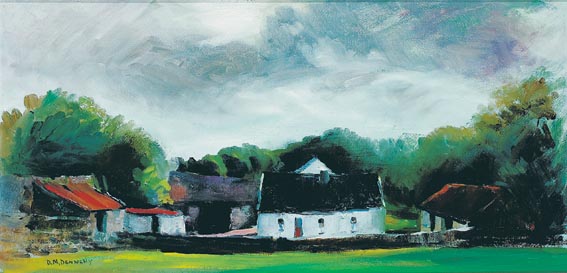 FARMSTEAD, WEST OF IRELAND by Douglas Manson Dennehy sold for 1,300 at Whyte's Auctions