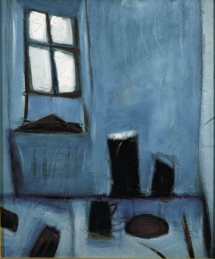 STILL LIFE AND WINDOW, SHIP STUDIO (ST. IVES) by Tony O'Malley HRHA (1913-2003) at Whyte's Auctions