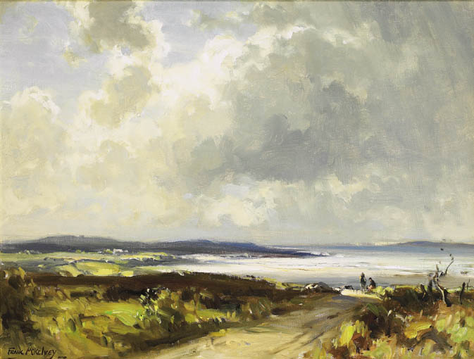 THE ROAD TO THE SEA, COAST OF DONEGAL by Frank McKelvey sold for 19,000 at Whyte's Auctions