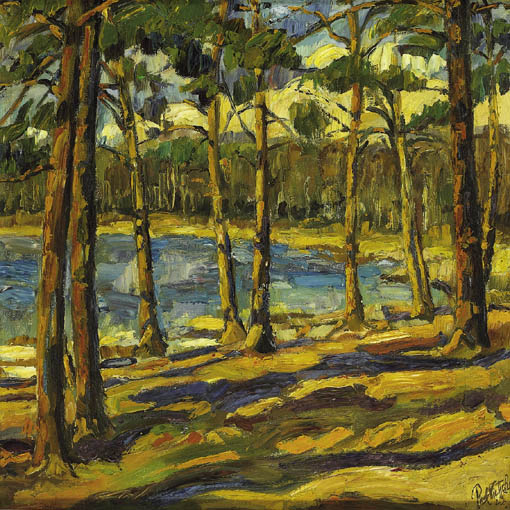 A WOODED BAY by Paul Nietsche sold for 2,200 at Whyte's Auctions