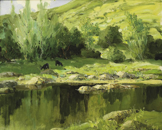 EARLY SUMMER, GLENDUN by James Humbert Craig sold for 10,500 at Whyte's Auctions