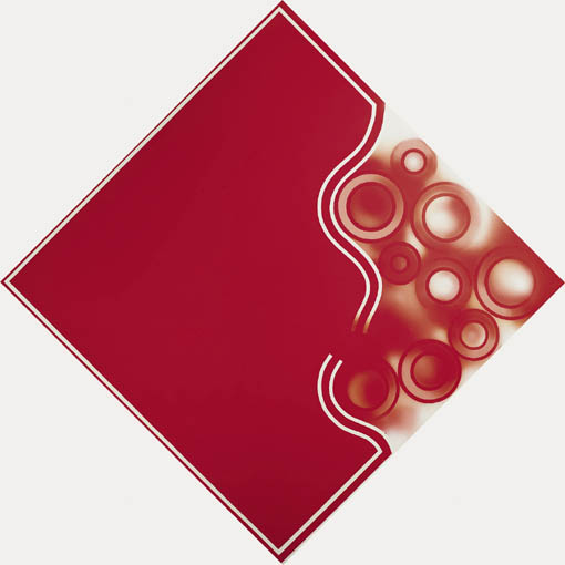 RED DIAMOND by Micheal Farrell (1940-2000) at Whyte's Auctions