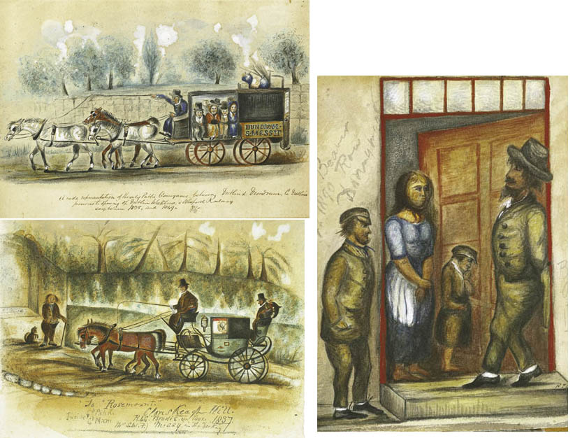 PUBLIC CONVEYANCE BETWEEN DUBLIN AND DUNDRUM and two others by Richard John Corballis sold for 3,600 at Whyte's Auctions