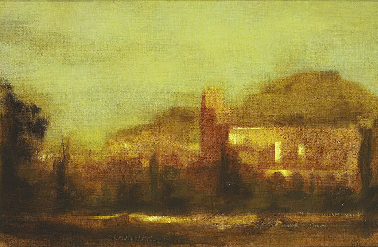 CHURCH IN LANDSCAPE by Martin Mooney sold for 4,000 at Whyte's Auctions
