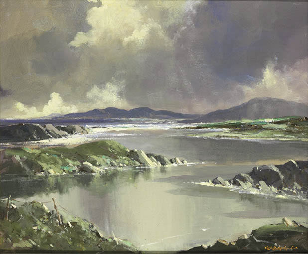 ON THE DONEGAL COAST by George K. Gillespie sold for 7,500 at Whyte's Auctions